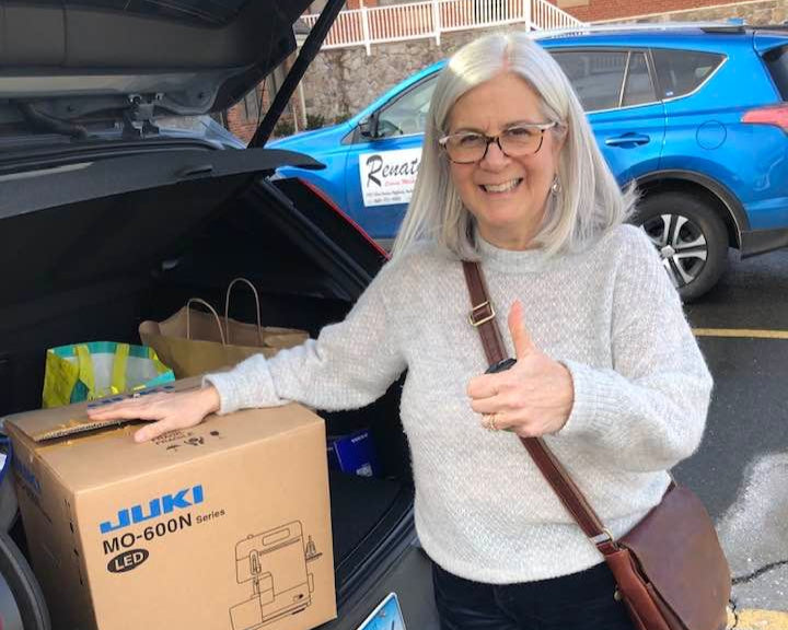 Happy JUKI machine customer from Renato's Sewing Machine